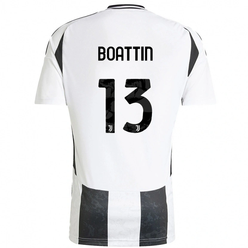 Danxen Kid Lisa Boattin #13 White Black Home Jersey 2024/25 T-Shirt