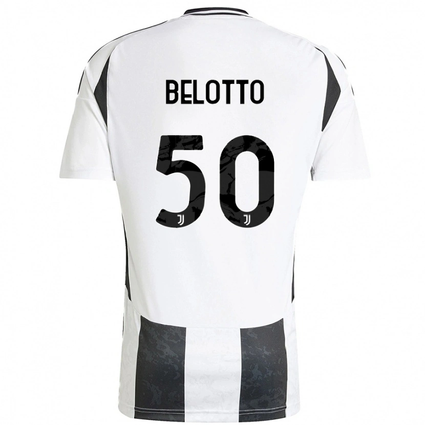 Danxen Kid Soledad Belotto #50 White Black Home Jersey 2024/25 T-Shirt