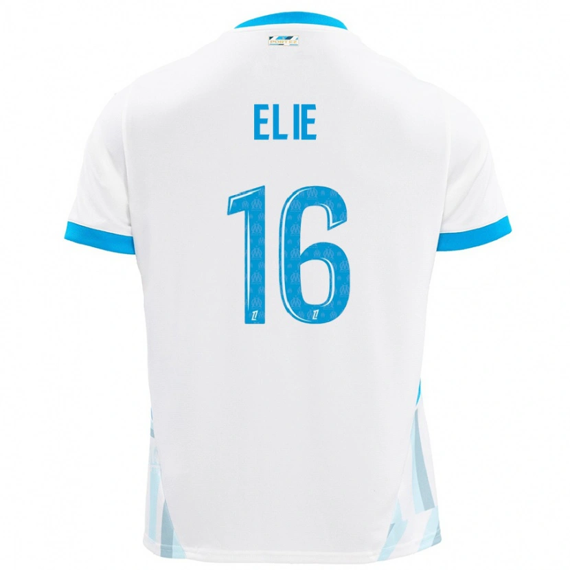 Danxen Kid Anaïs Elie #16 White Sky Blue Home Jersey 2024/25 T-Shirt