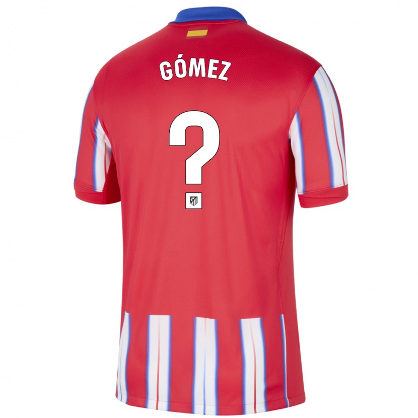 Danxen Kid Rubén Gómez #0 Red White Blue Home Jersey 2024/25 T-Shirt