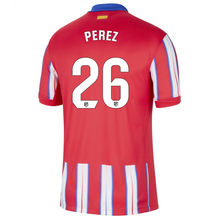 Danxen Kid Xenia Perez #26 Red White Blue Home Jersey 2024/25 T-Shirt