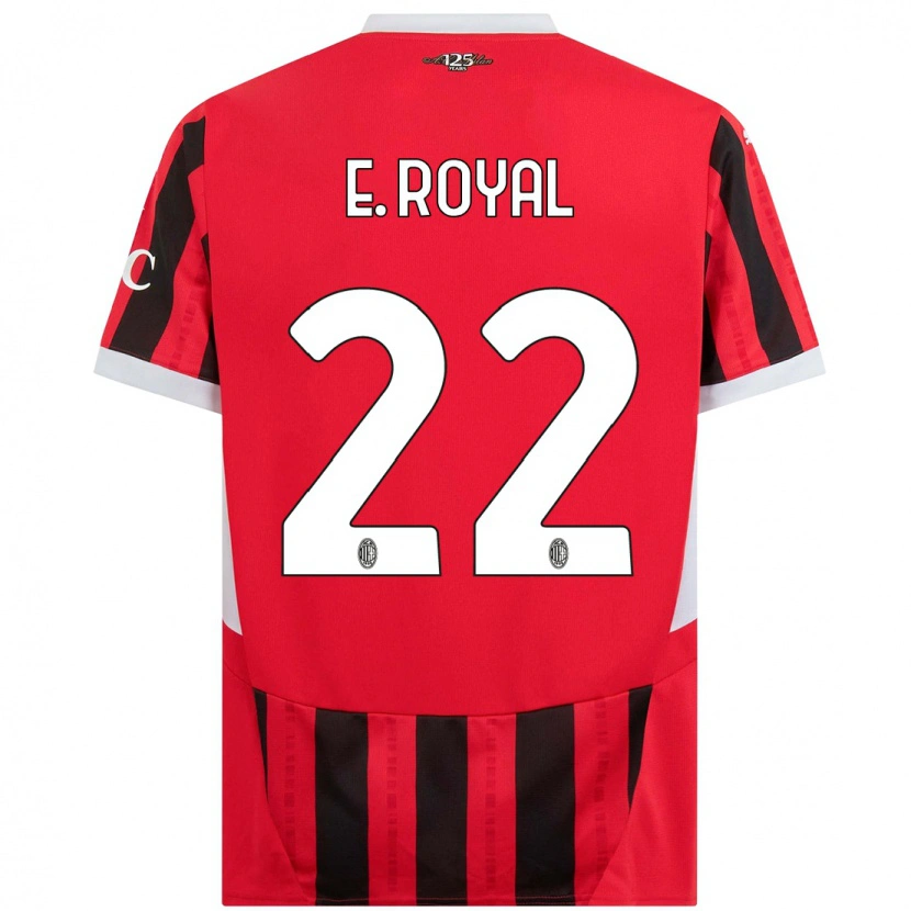 Danxen Kid Emerson Royal #22 Red Black Home Jersey 2024/25 T-Shirt