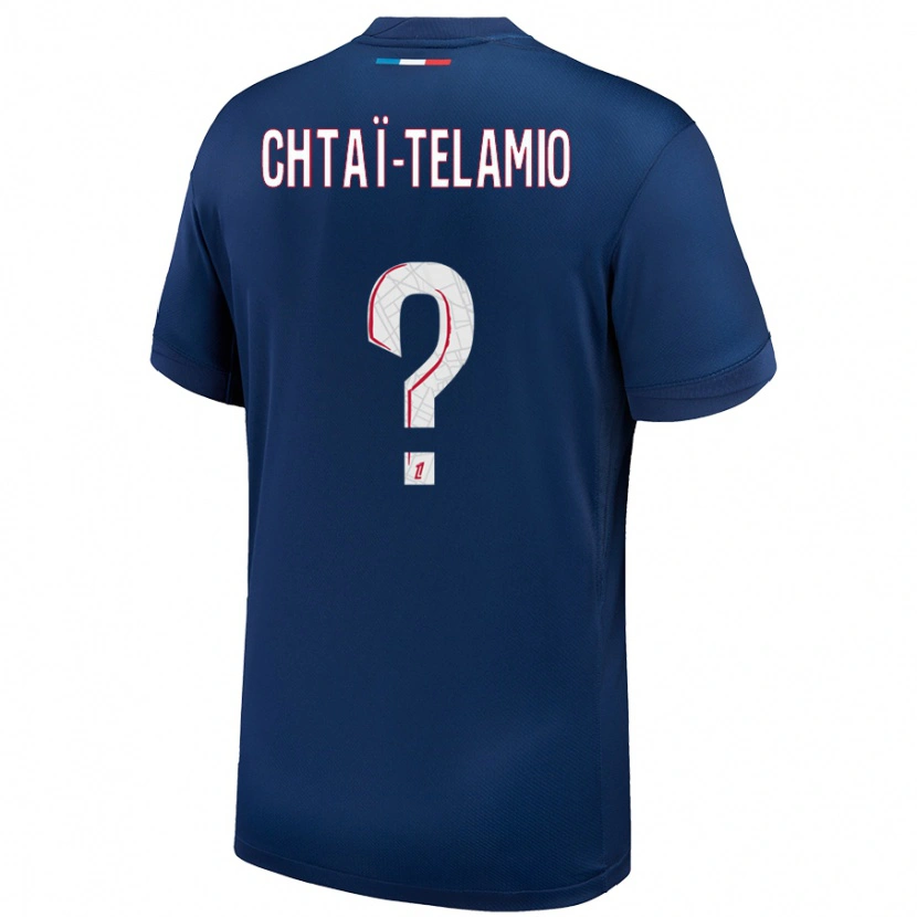 Danxen Kid Zayon Chtaï-Telamio #0 Navy Blue White Home Jersey 2024/25 T-Shirt