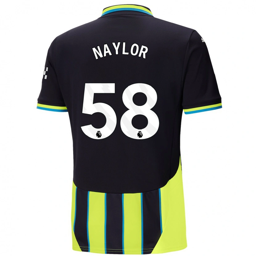 Danxen Kid Seb Naylor #58 Blue Yellow Away Jersey 2024/25 T-Shirt
