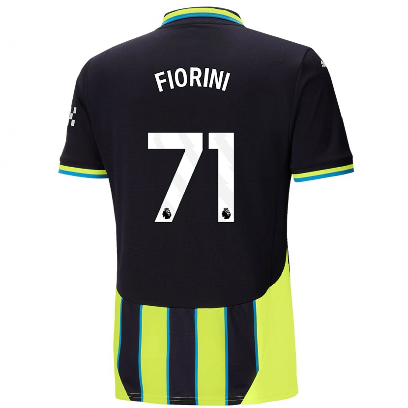Danxen Kid Lewis Fiorini #71 Blue Yellow Away Jersey 2024/25 T-Shirt