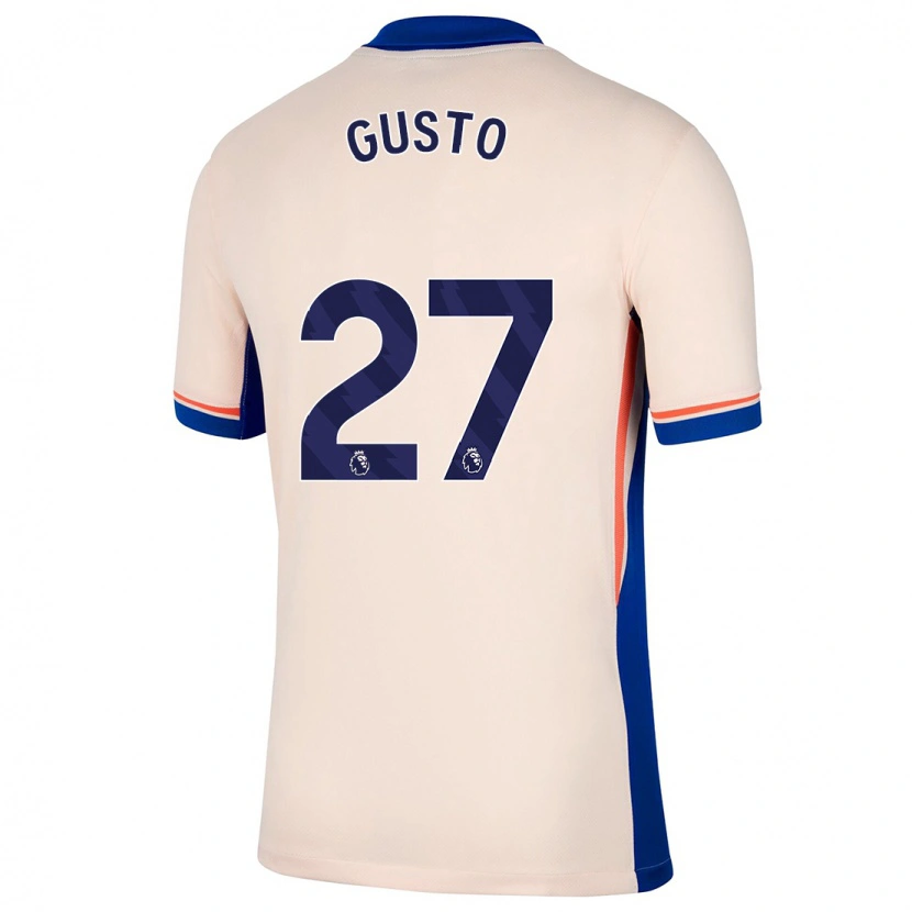 Danxen Kid Malo Gusto #27 Light Beige Away Jersey 2024/25 T-Shirt