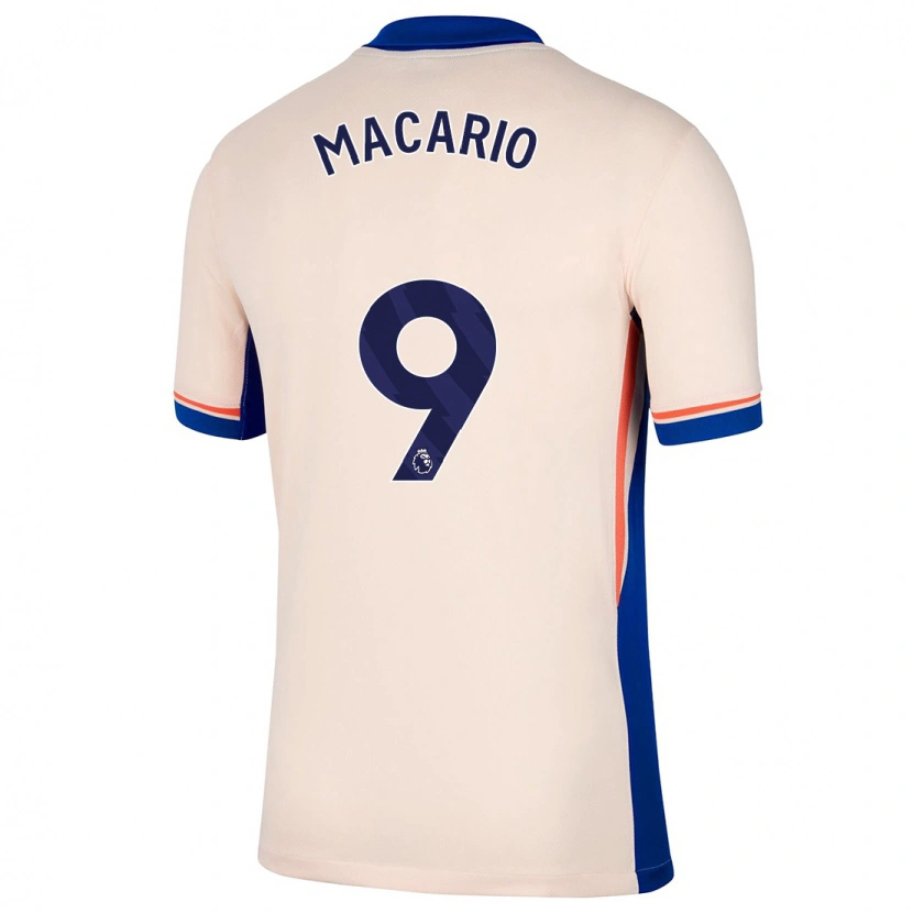 Danxen Kid Catarina Macario #9 Light Beige Away Jersey 2024/25 T-Shirt