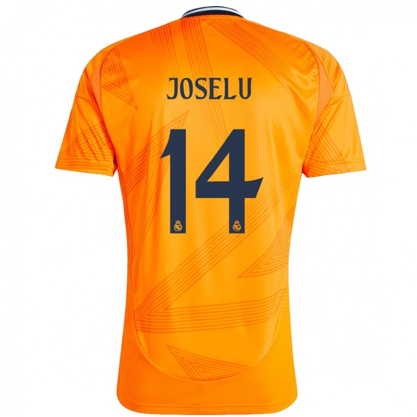Danxen Kid Joselu #14 Orange Away Jersey 2024/25 T-Shirt