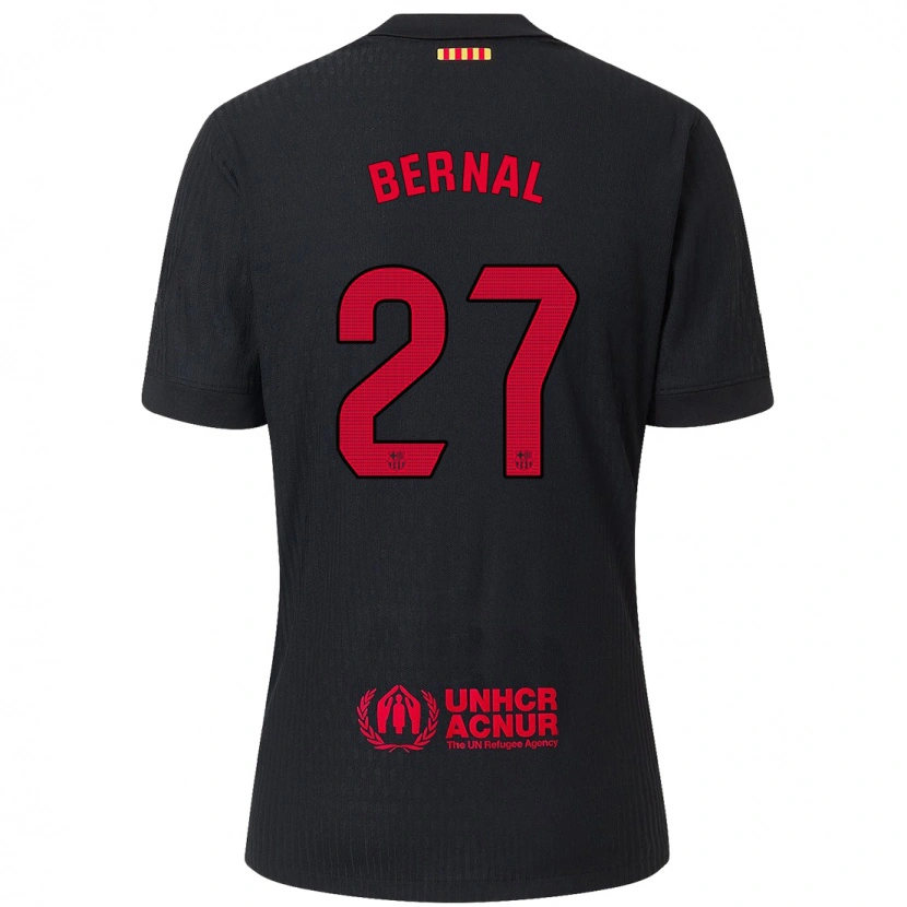 Danxen Kid Marc Bernal #27 Black Red Away Jersey 2024/25 T-Shirt