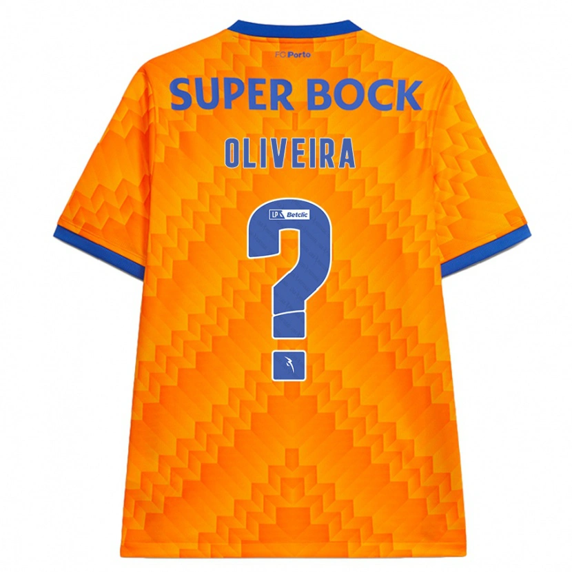 Danxen Kid Gonçalo Oliveira #0 Orange Away Jersey 2024/25 T-Shirt