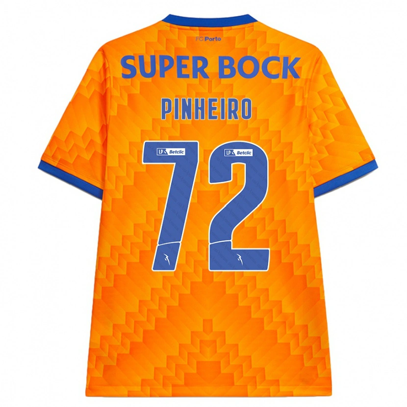 Danxen Kid Rodrigo Pinheiro #72 Orange Away Jersey 2024/25 T-Shirt