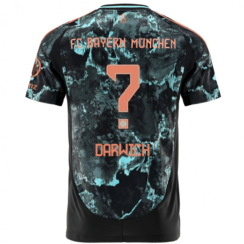 Danxen Kid Maher Darwich #0 Black Away Jersey 2024/25 T-Shirt