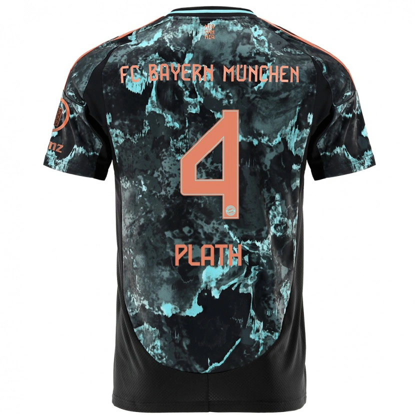 Danxen Kid Max Plath #4 Black Away Jersey 2024/25 T-Shirt