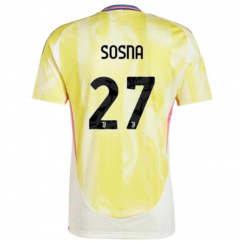 Danxen Kid Adam Sosna #27 Solar Yellow Away Jersey 2024/25 T-Shirt