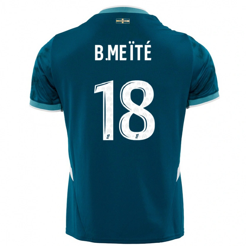 Danxen Kid Bamo Meïté #18 Turquoise Blue Away Jersey 2024/25 T-Shirt