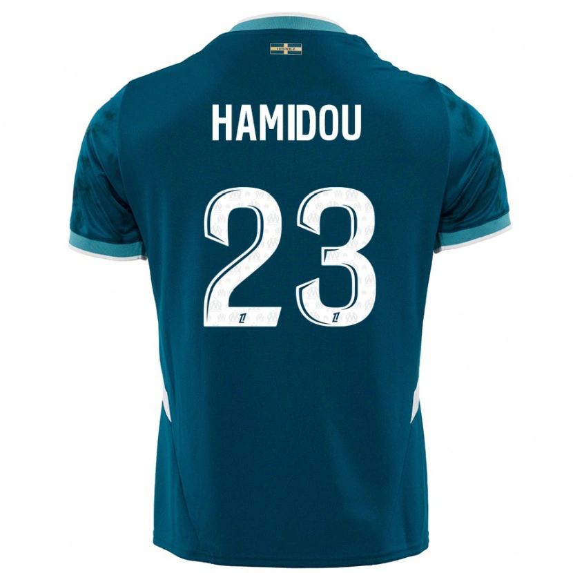 Danxen Kid Jamila Hamidou #23 Turquoise Blue Away Jersey 2024/25 T-Shirt