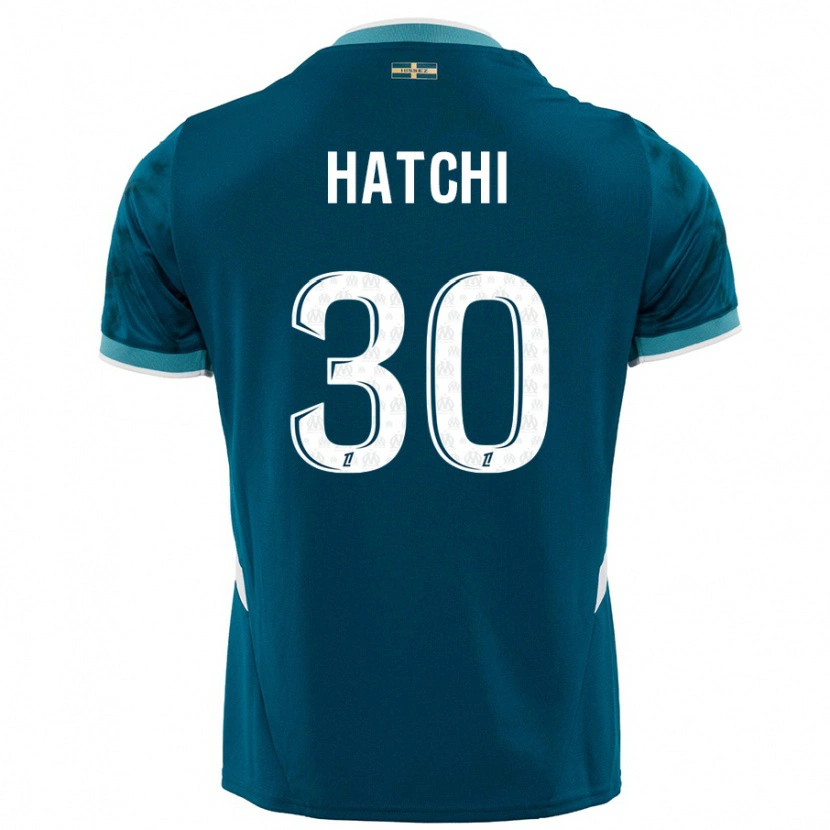 Danxen Kid Anaïs Hatchi #30 Turquoise Blue Away Jersey 2024/25 T-Shirt