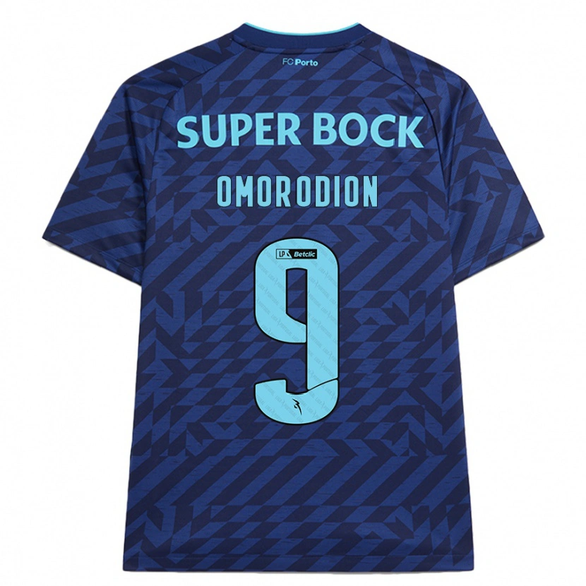 Danxen Kid Samu Omorodion #9 Navy Blue Third Jersey 2024/25 T-Shirt