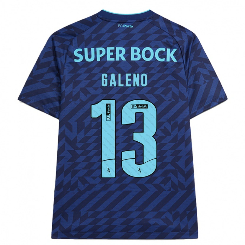 Danxen Kid Galeno #13 Navy Blue Third Jersey 2024/25 T-Shirt