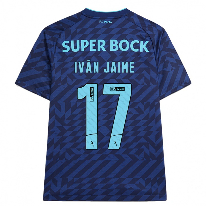Danxen Kid Iván Jaime #17 Navy Blue Third Jersey 2024/25 T-Shirt