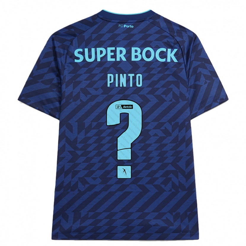 Danxen Kid Gonçalo Pinto #0 Navy Blue Third Jersey 2024/25 T-Shirt