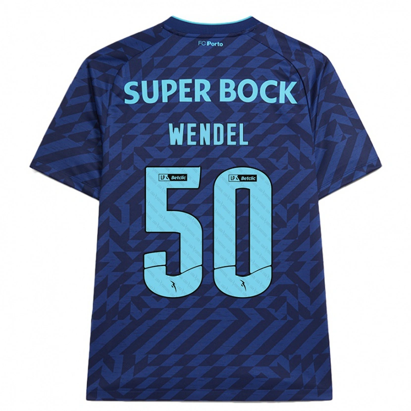 Danxen Kid Wendel #50 Navy Blue Third Jersey 2024/25 T-Shirt