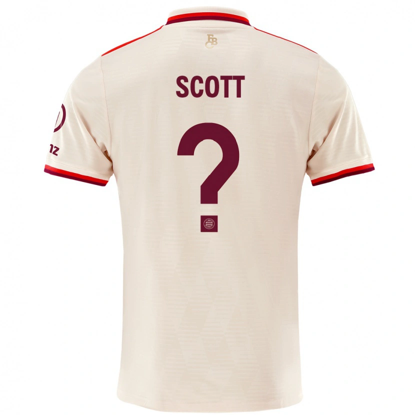 Danxen Kid Michael Scott #0 Linen Third Jersey 2024/25 T-Shirt