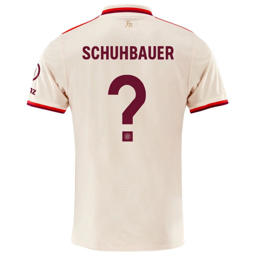 Danxen Kid Maximilian Schuhbauer #0 Linen Third Jersey 2024/25 T-Shirt