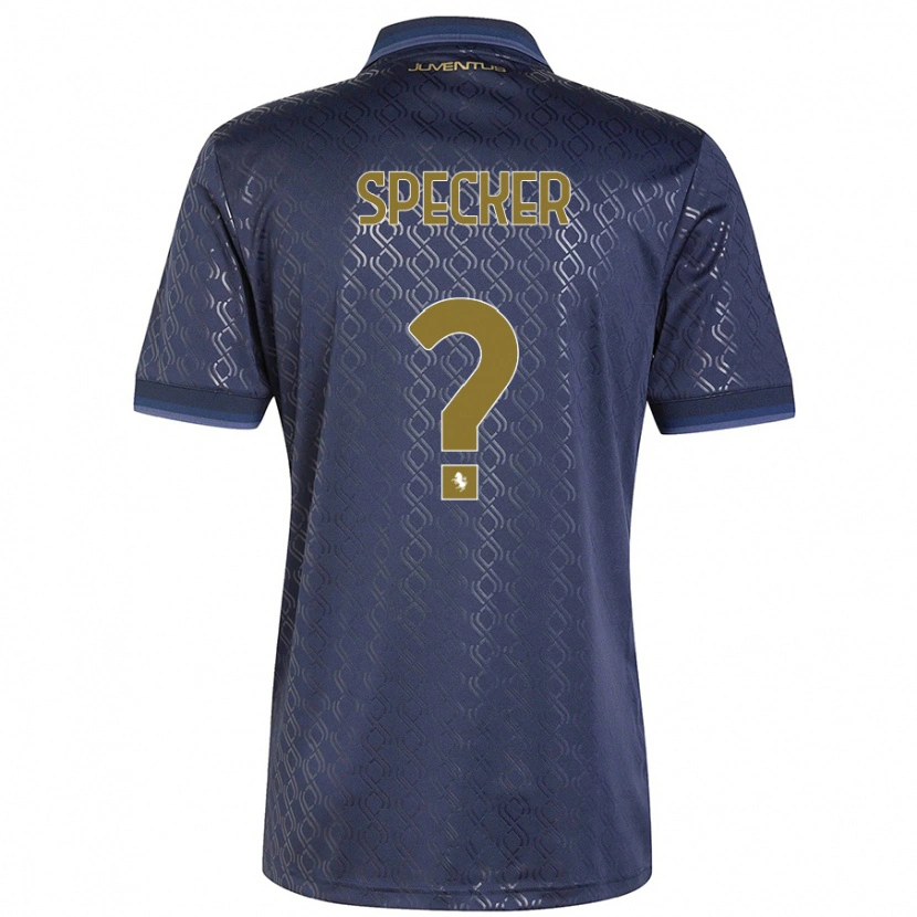 Danxen Kid Stefano Specker #0 Navy Blue Third Jersey 2024/25 T-Shirt