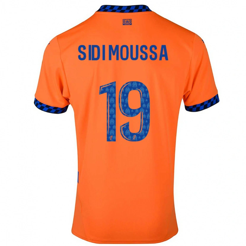 Danxen Kid Salima Sidi Moussa #19 Orange Dark Blue Third Jersey 2024/25 T-Shirt