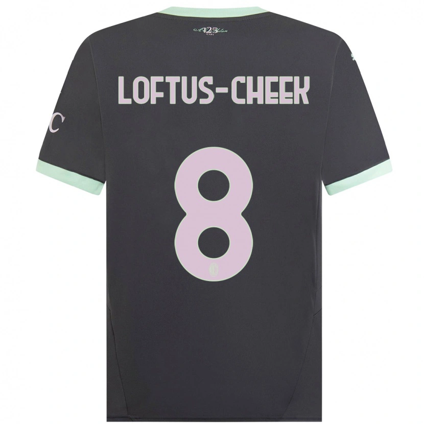 Danxen Kid Ruben Loftus-Cheek #8 Grey Third Jersey 2024/25 T-Shirt
