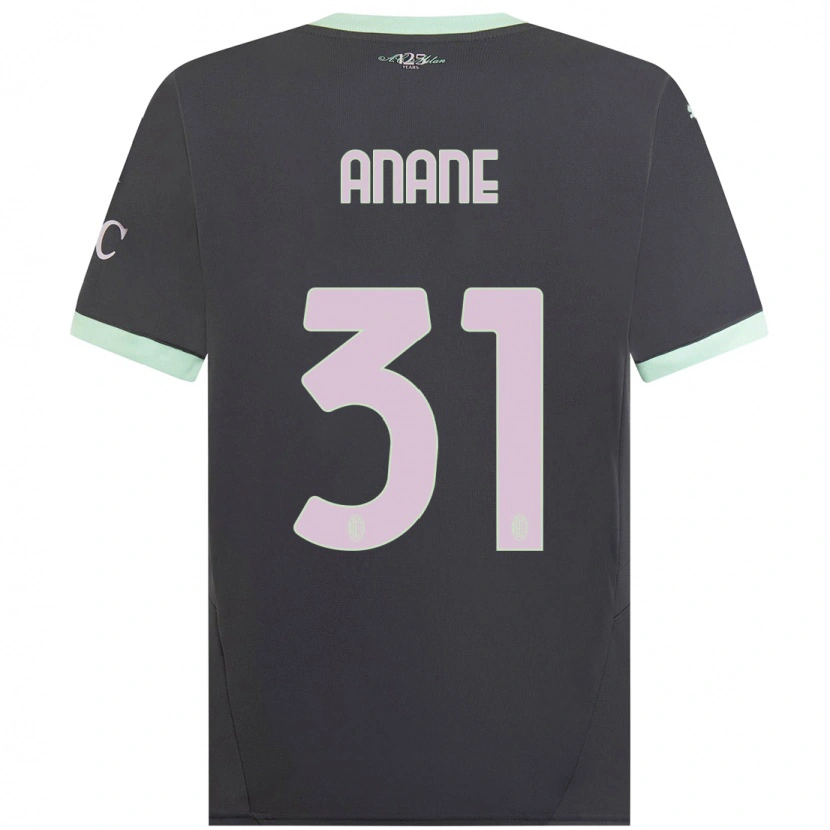 Danxen Kid Emmanuel Anane #31 Grey Third Jersey 2024/25 T-Shirt