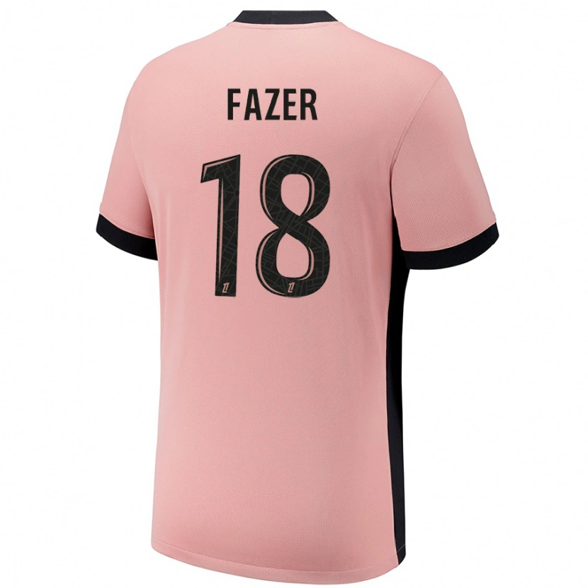 Danxen Kid Laurina Fazer #18 Rust Pink Third Jersey 2024/25 T-Shirt