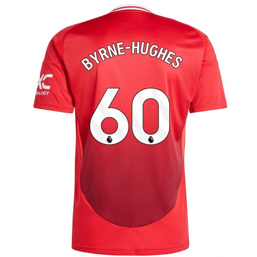 Danxen Men Cameron Byrne-Hughes #60 Bright Red Home Jersey 2024/25 T-Shirt