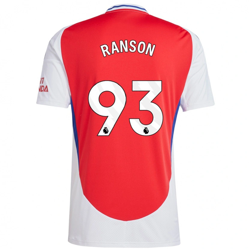 Danxen Men Khari Ranson #93 Red White Home Jersey 2024/25 T-Shirt