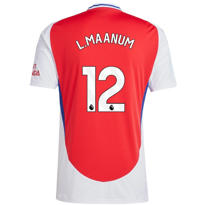 Danxen Men Frida Maanum #12 Red White Home Jersey 2024/25 T-Shirt