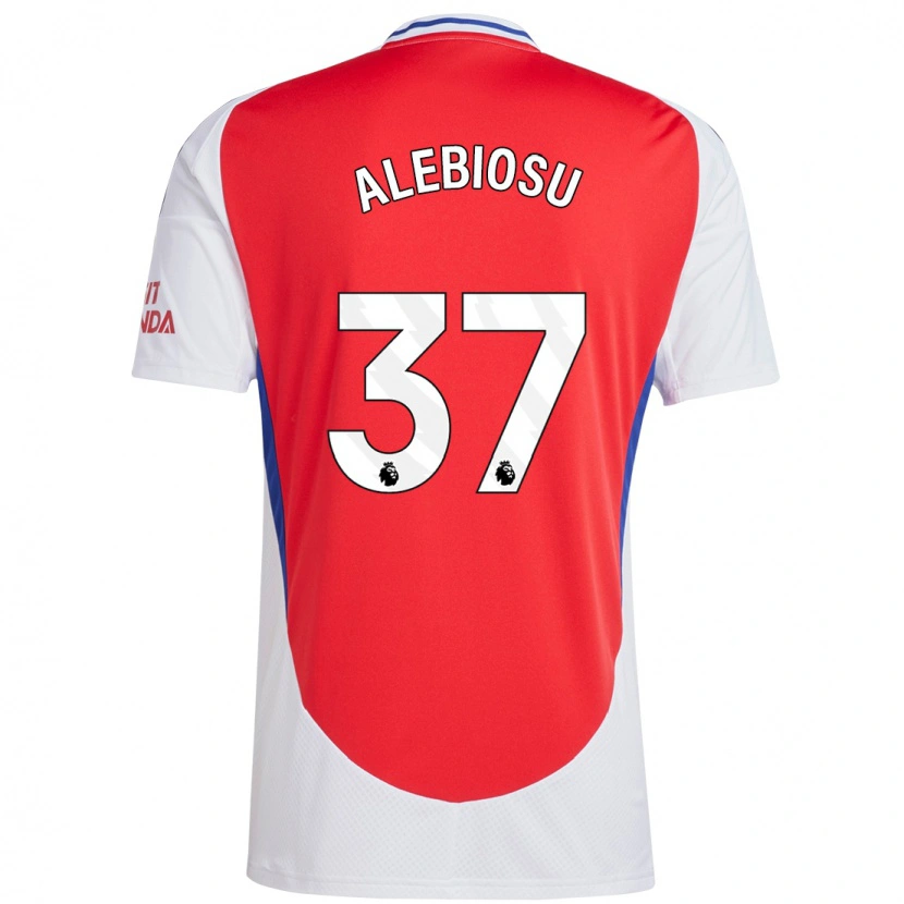Danxen Men Ryan Alebiosu #37 Red White Home Jersey 2024/25 T-Shirt