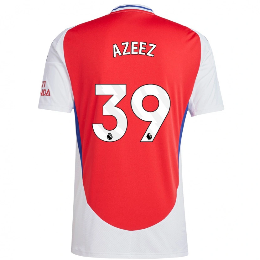 Danxen Men Miguel Azeez #39 Red White Home Jersey 2024/25 T-Shirt