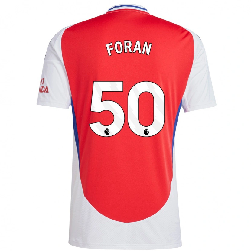 Danxen Men Taylor Foran #50 Red White Home Jersey 2024/25 T-Shirt