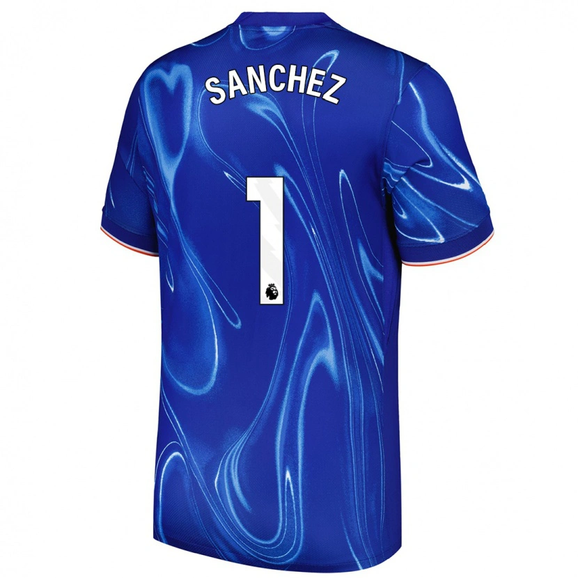 Danxen Men Robert Sánchez #1 Blue White Home Jersey 2024/25 T-Shirt