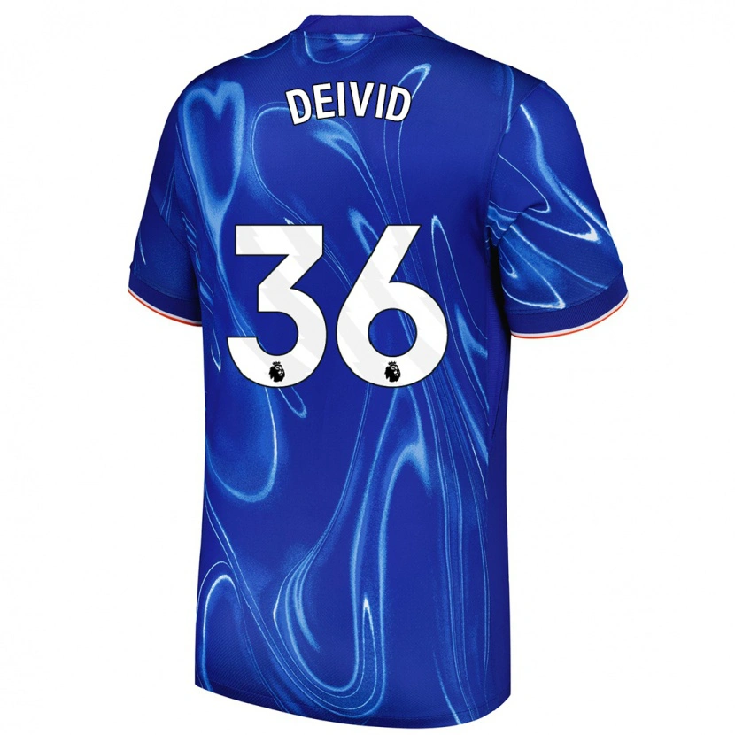 Danxen Men Deivid Washington #36 Blue White Home Jersey 2024/25 T-Shirt