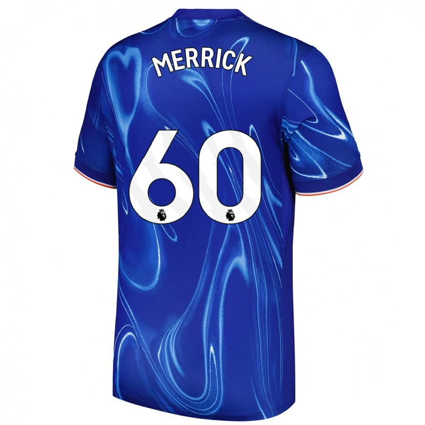 Danxen Men Max Merrick #60 Blue White Home Jersey 2024/25 T-Shirt