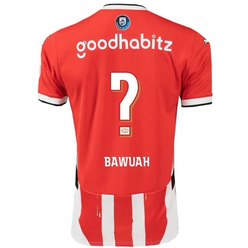 Danxen Men Jordy Bawuah #0 Red White Home Jersey 2024/25 T-Shirt