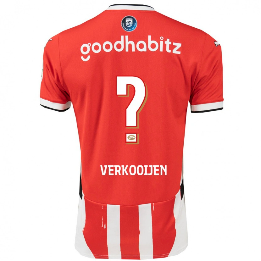 Danxen Men Nicolas Verkooijen #0 Red White Home Jersey 2024/25 T-Shirt