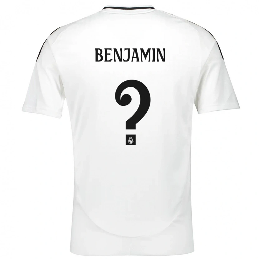 Danxen Men Emanuel Benjamin #0 White Home Jersey 2024/25 T-Shirt