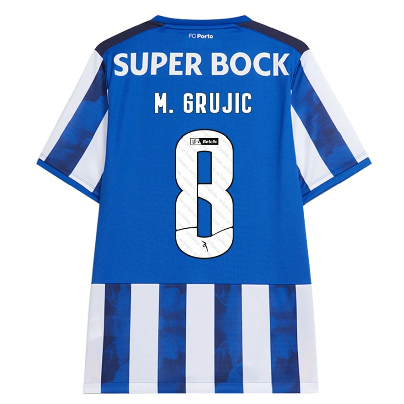 Danxen Men Marko Grujic #8 Blue White Home Jersey 2024/25 T-Shirt