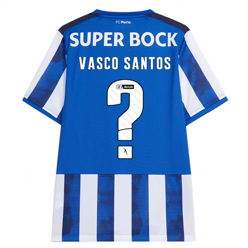 Danxen Men Vasco Santos #0 Blue White Home Jersey 2024/25 T-Shirt