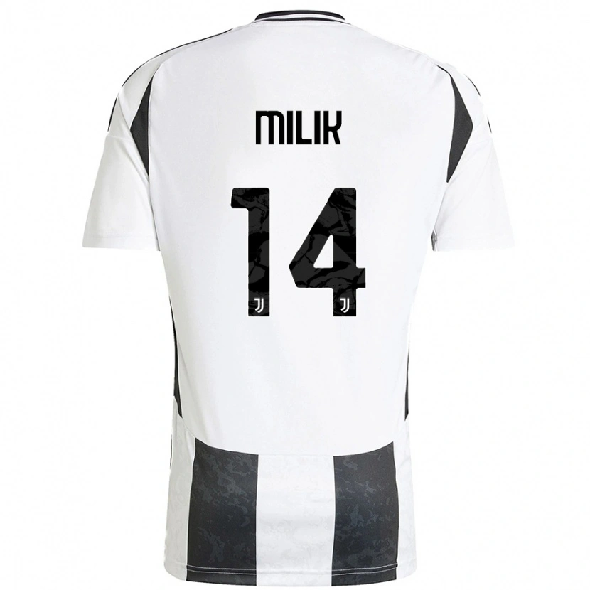 Danxen Men Arkadiusz Milik #14 White Black Home Jersey 2024/25 T-Shirt