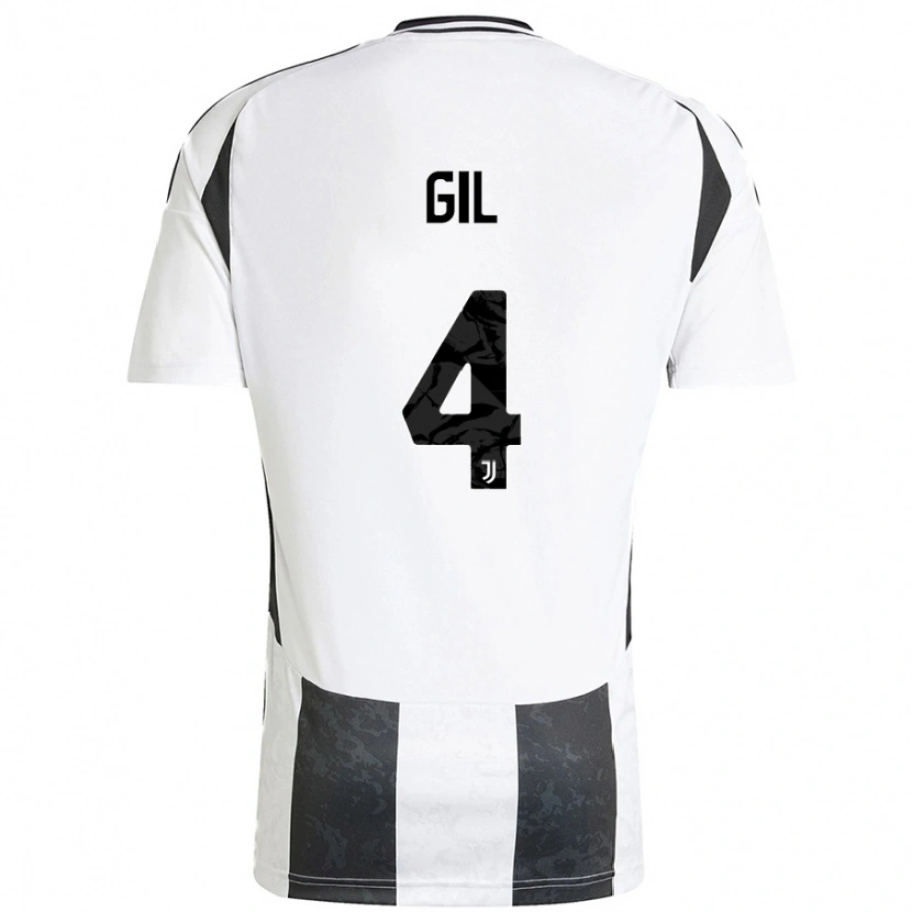 Danxen Men Javier Gil #4 White Black Home Jersey 2024/25 T-Shirt