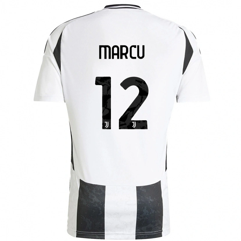 Danxen Men Alessio Marcu #12 White Black Home Jersey 2024/25 T-Shirt